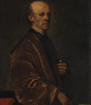 Secretary, by Titian, oil, 1550