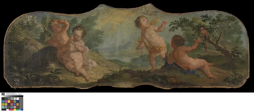 Vier elementen: Vuur en Lucht, detail