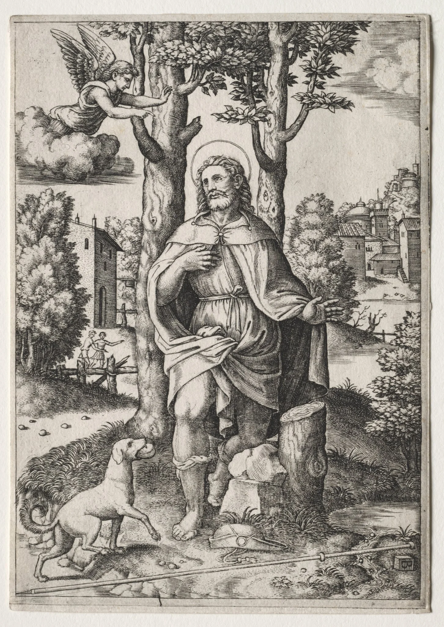 Saint Roch, detail