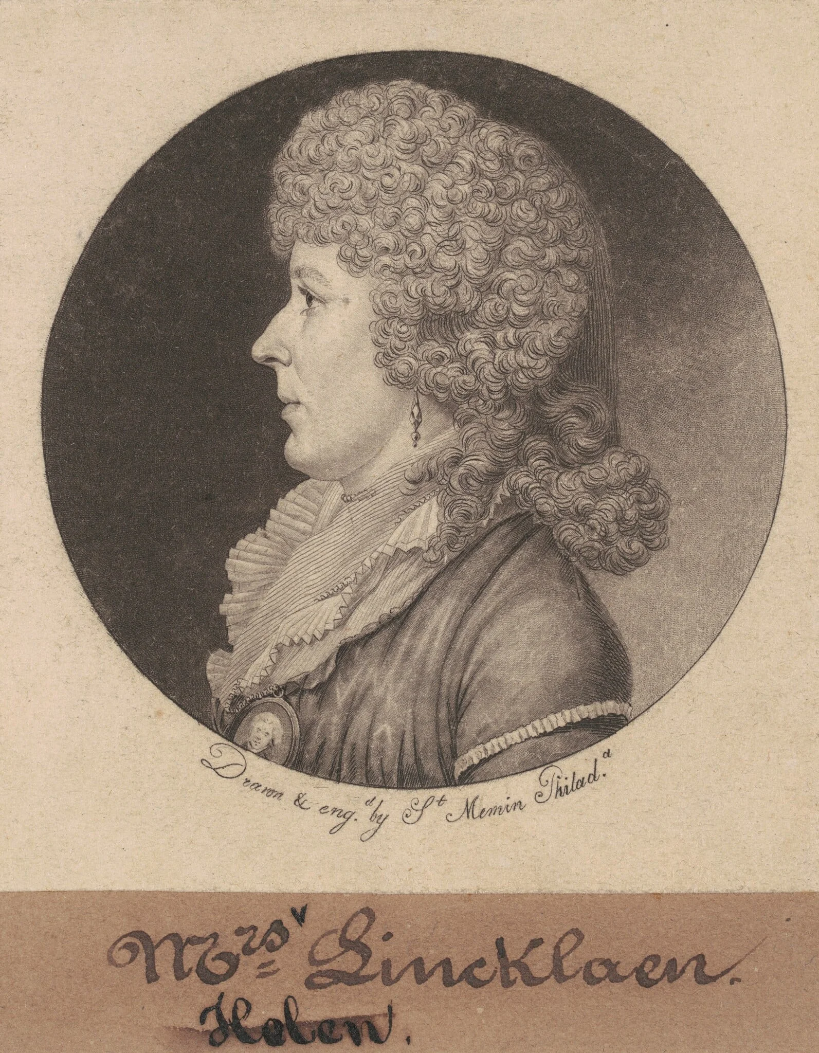 Helen Ledyard Lincklaen, detail