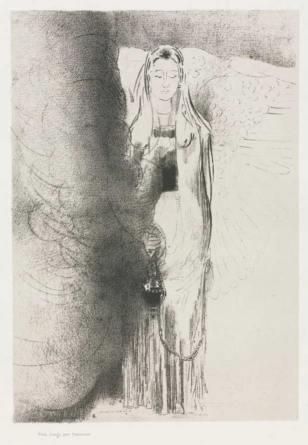 And the Angel Took the Censer, detail