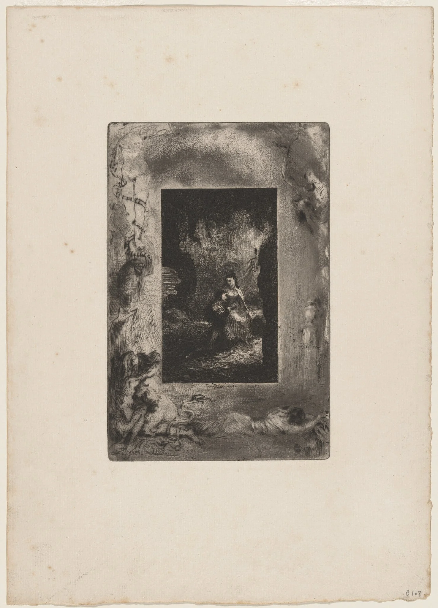 Le Tombeau du Diable, detail