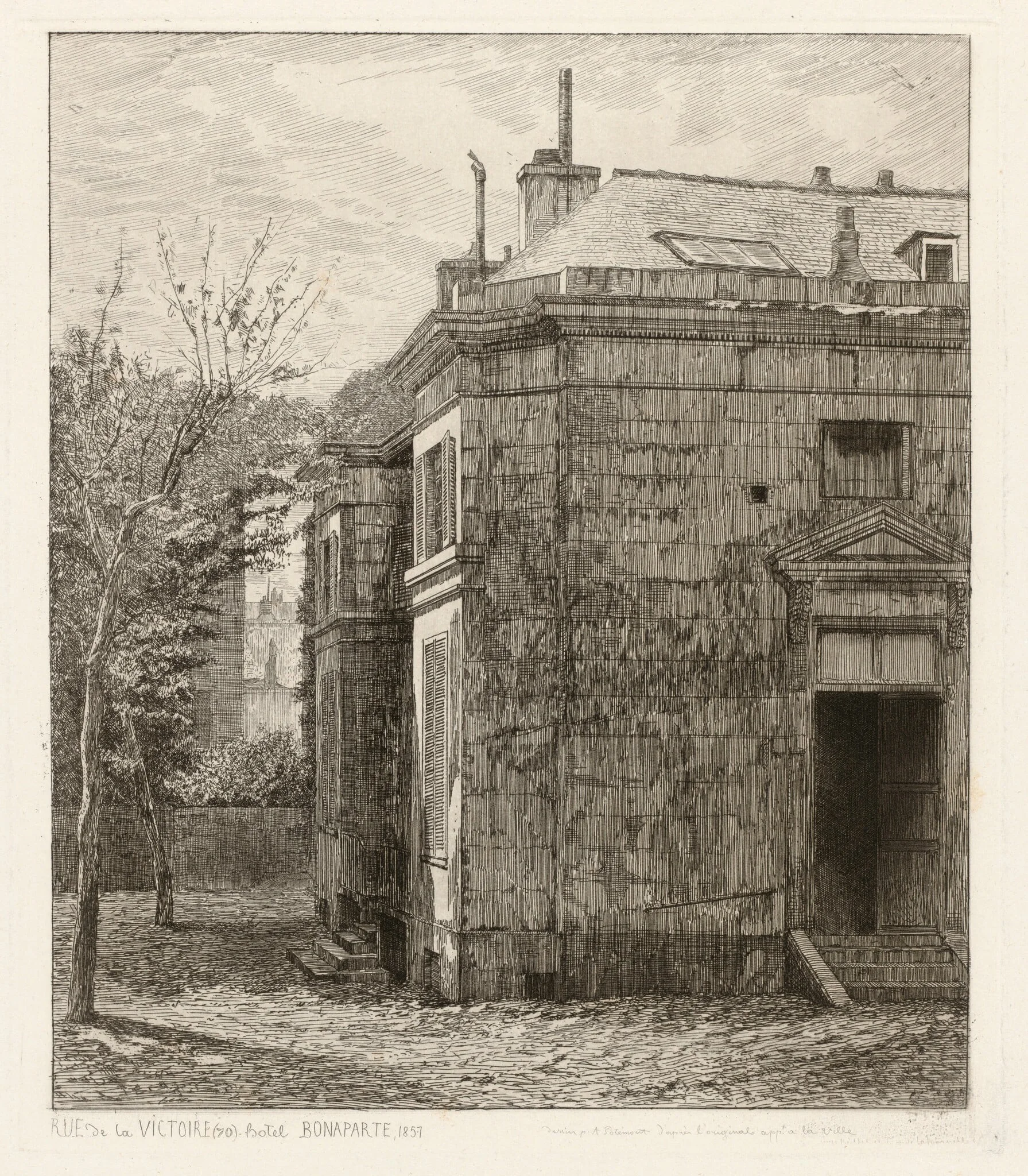 Rue de la Victoire (70). Hôtel Bonaparte, detail
