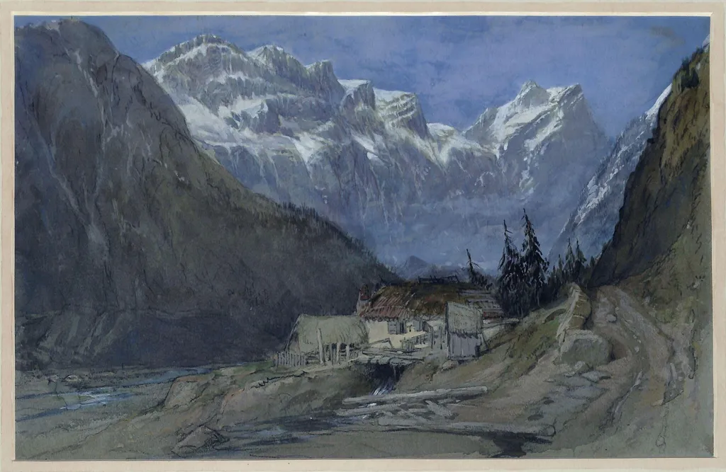 Val d'Orso, by Clarkson Frederick Stanfield, watercolor, 1820