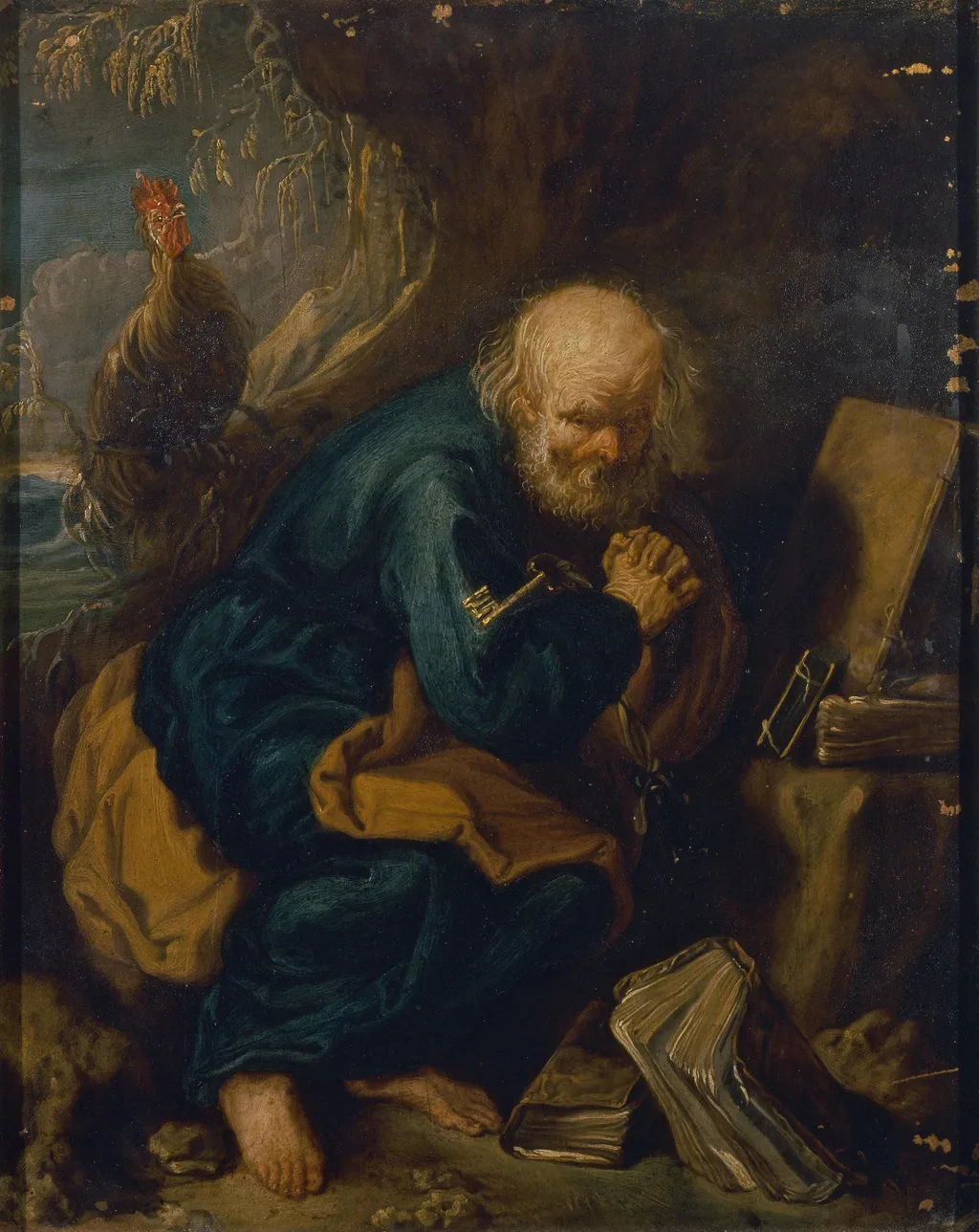 St Peter, by Simon de Vos, oil, 1630
