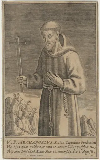 John Forbes, by Jacques I Picart, ink, 1623