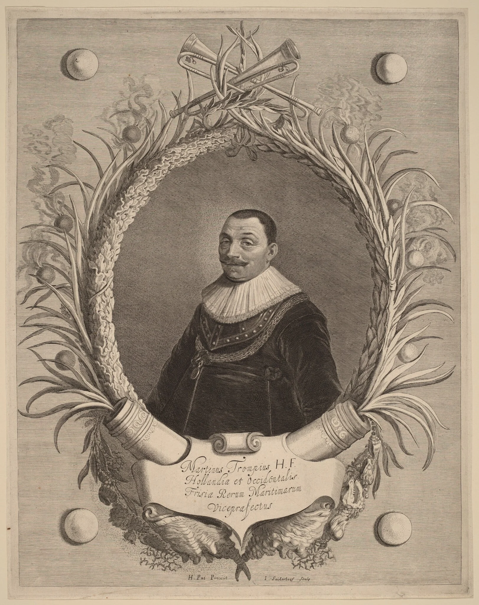 Martin van Tromp, detail