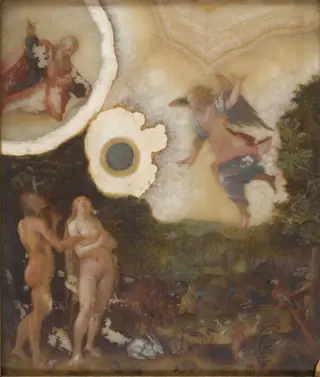 Expulsion from earthly Paradise., by Hans von Aachen, unspecified, 1600