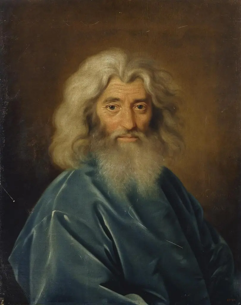 Portrait of the Priest Palmov, by Nikolay Argunov, oil, 1809