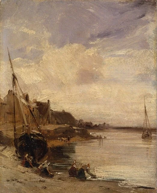 Low Tide at Boulogne, detail