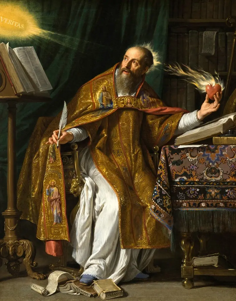 Saint Augustine, by Philippe de Champaigne, oil, 1645