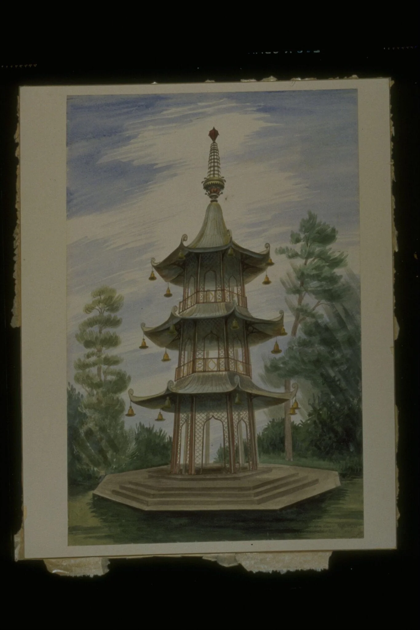 The Pagoda, Alton Towers, Staffordshire, detail