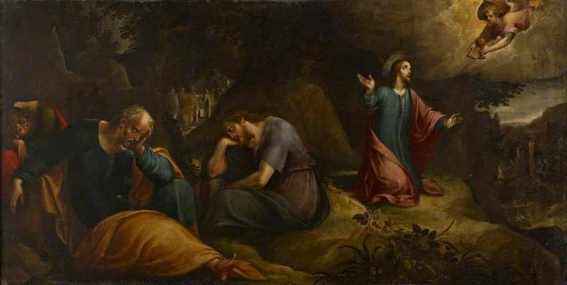 Christ on the Mount of Olives, detail