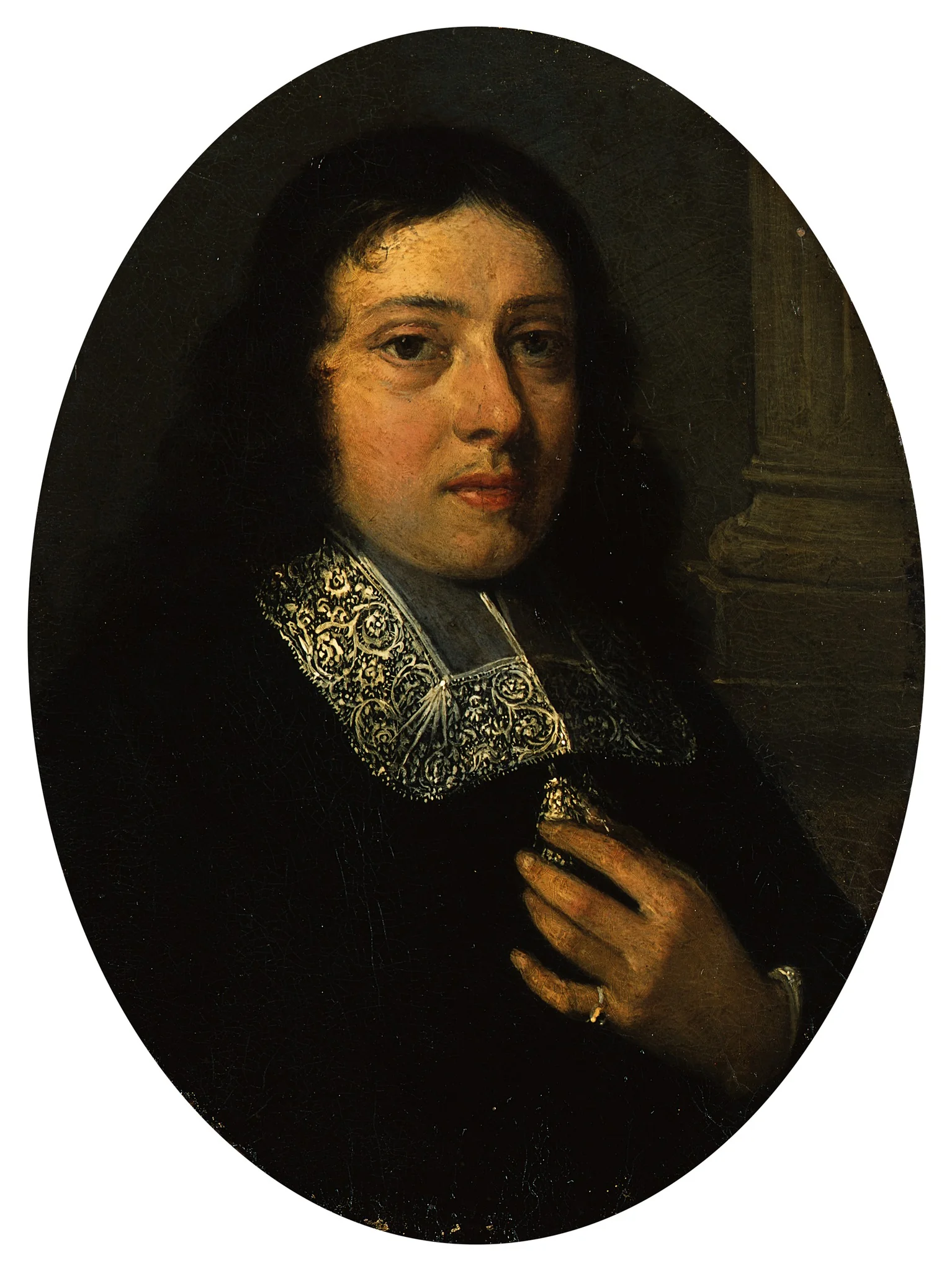 Portrait of a Young Man, detail
