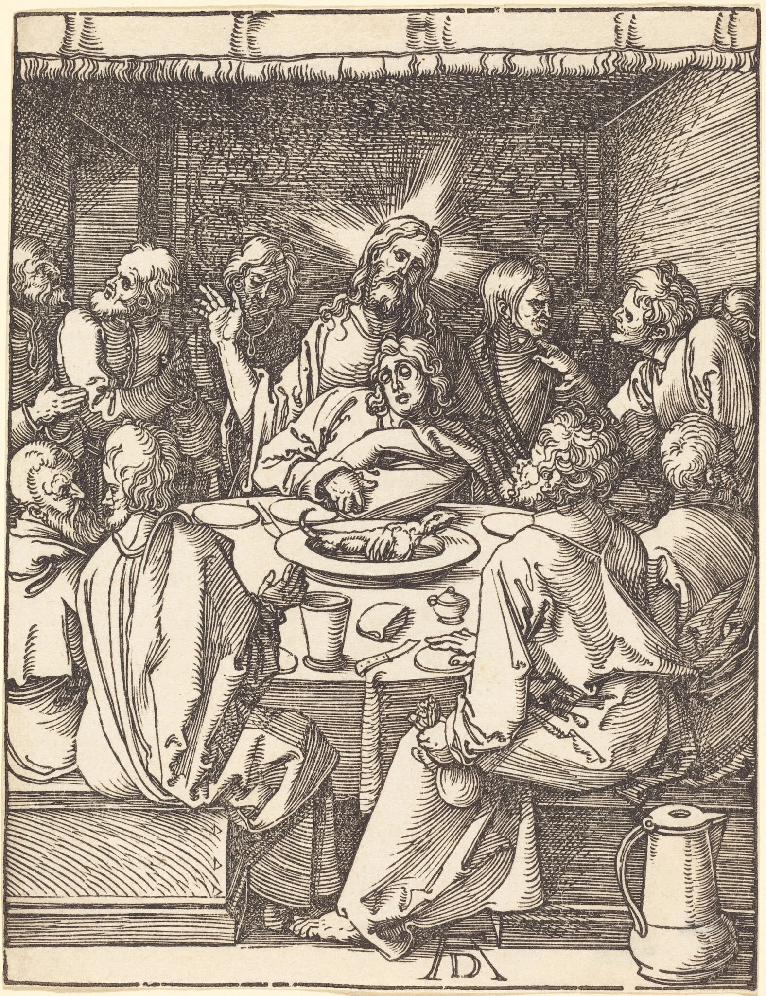 The Last Supper, detail