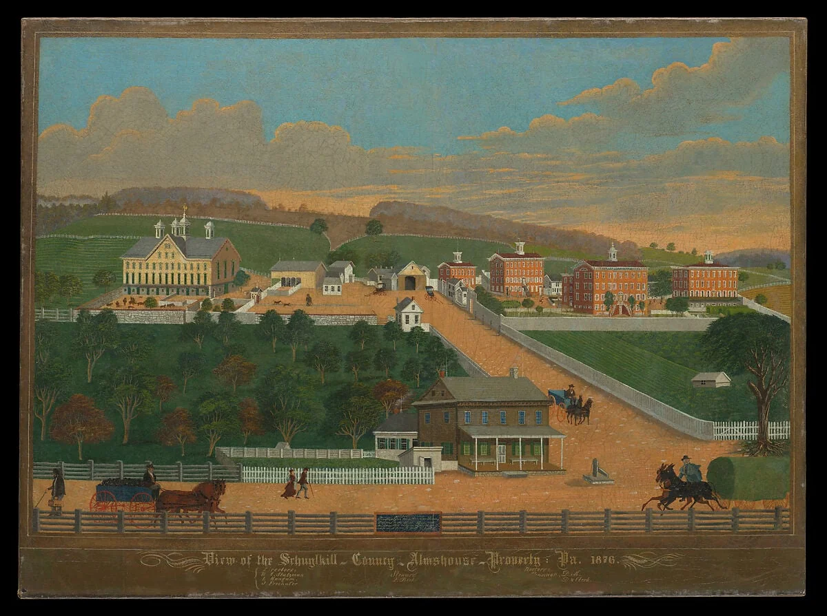 View of the Schuylkill County Almshouse Property, detail