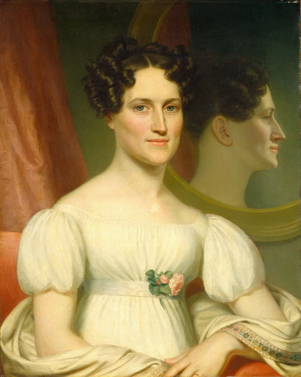 Mary Ellis Bell (Mrs. Isaac Bell), by John Vanderlyn, oil, 1827