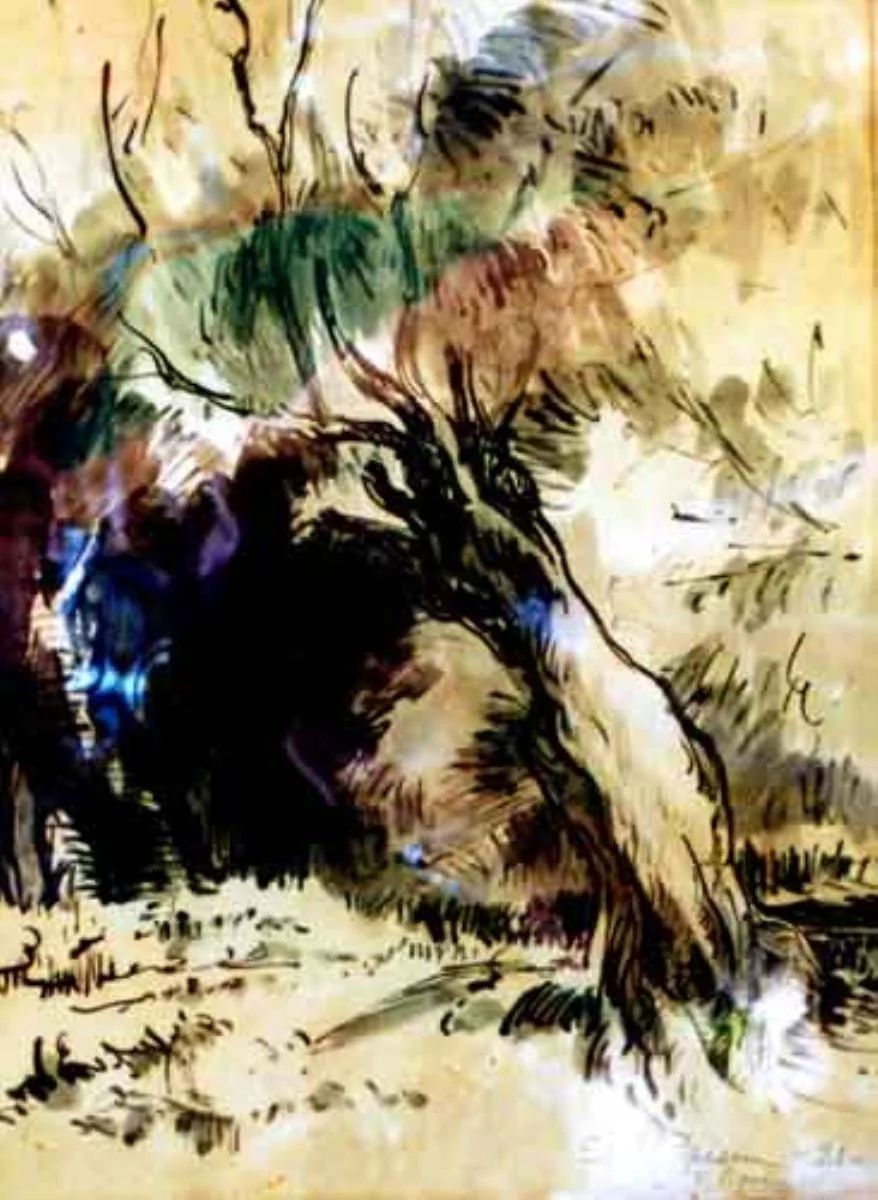 Peisaj din Filipoiu, detail