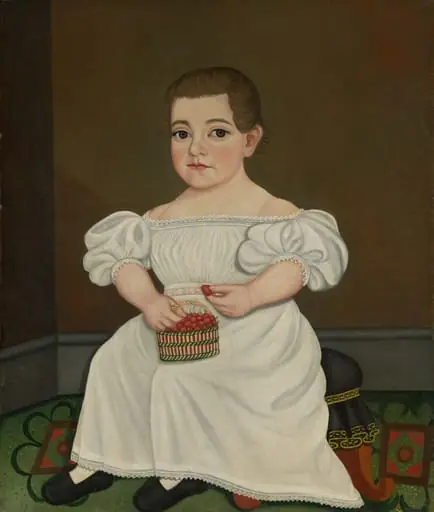 Little Miss Wyckoff, oil, 1830
