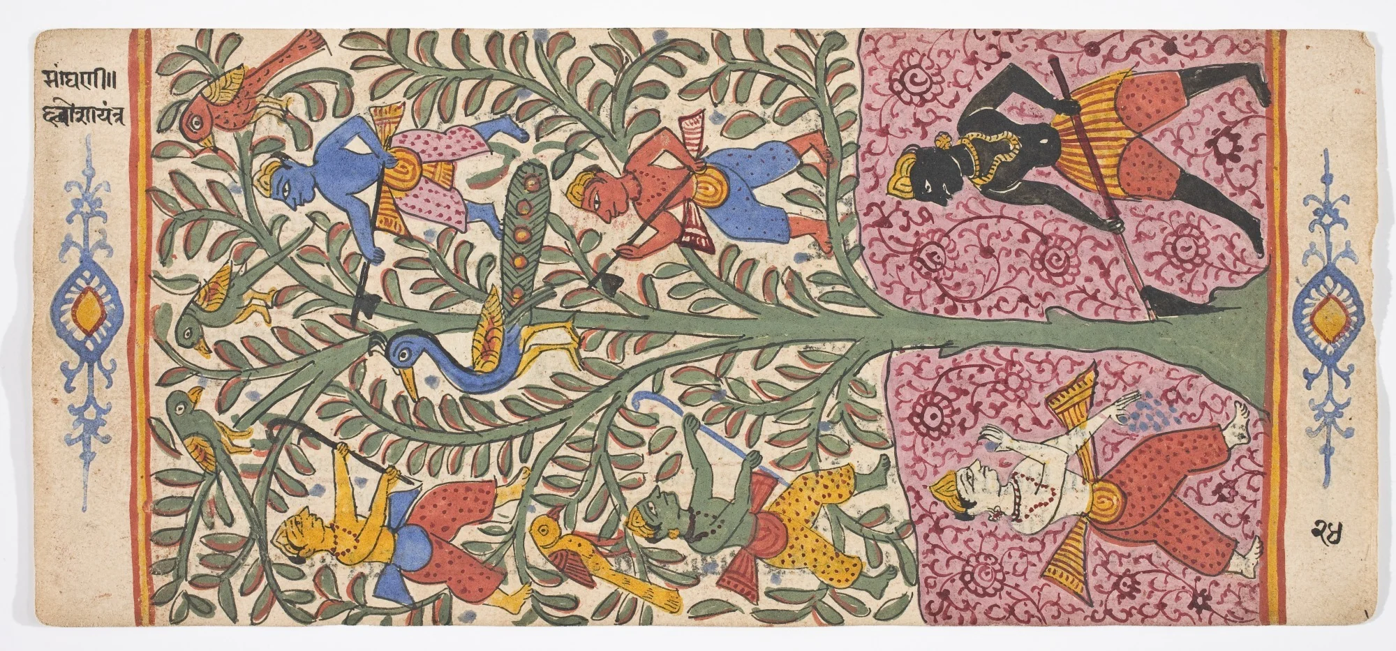 Tantric Manuscript "Sangrahani Sutra", detail