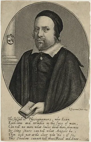 Samuel Clarke, Minister, by Robert Gaywood, ink, 1654