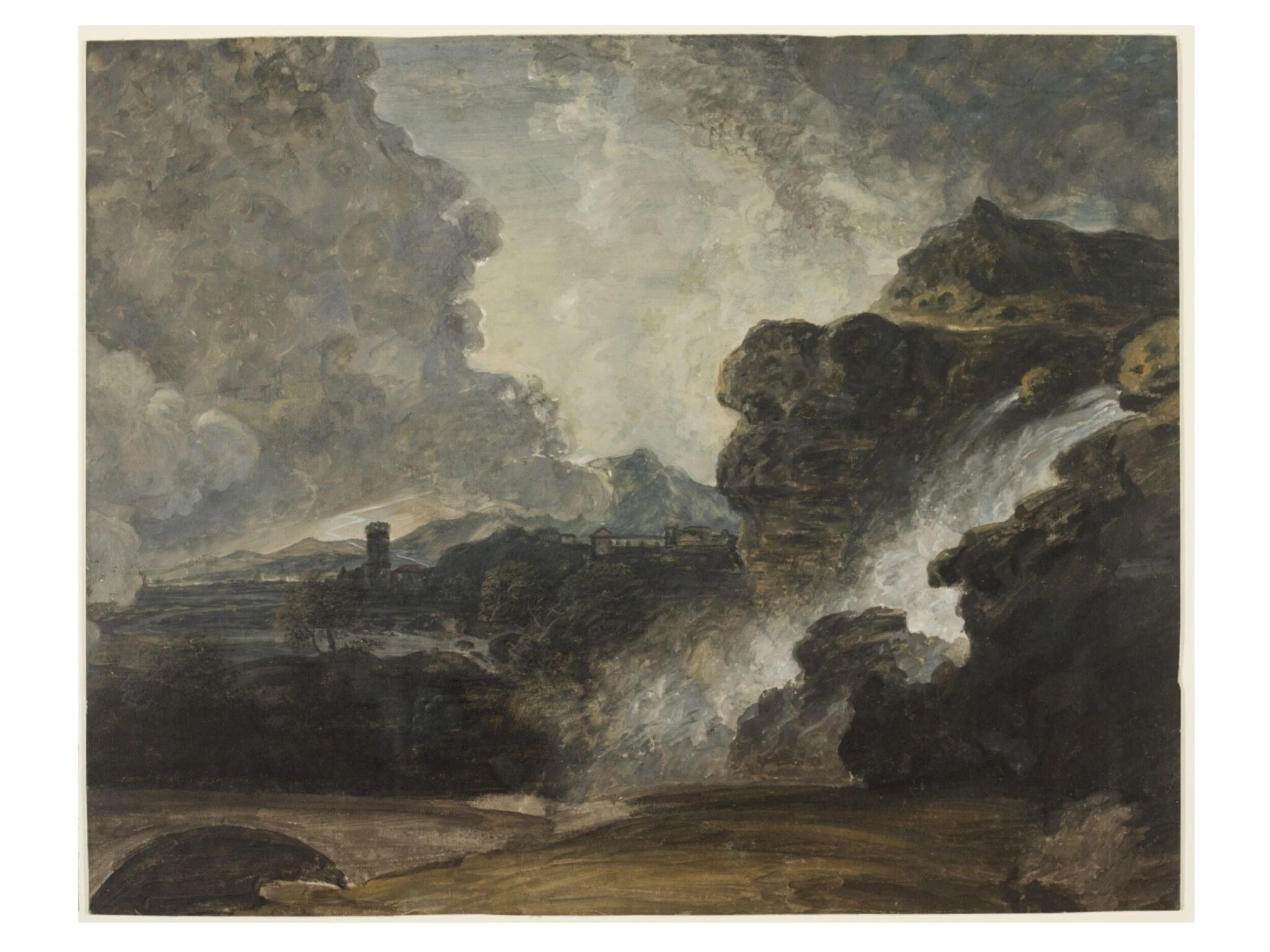 Study for Landscape, Destruction of Niobe's Children, detail