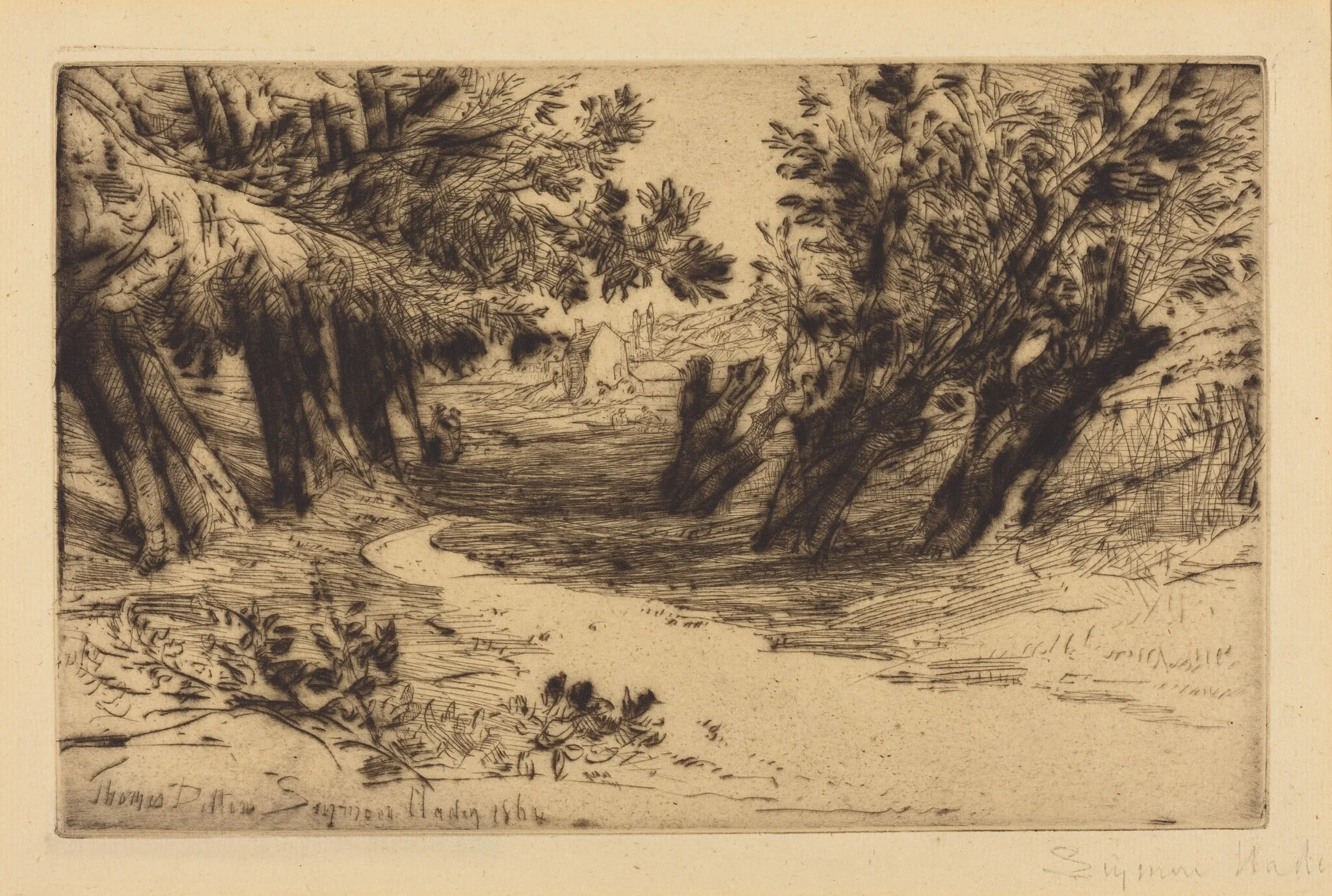 The Lovers' Walk, No.2, detail