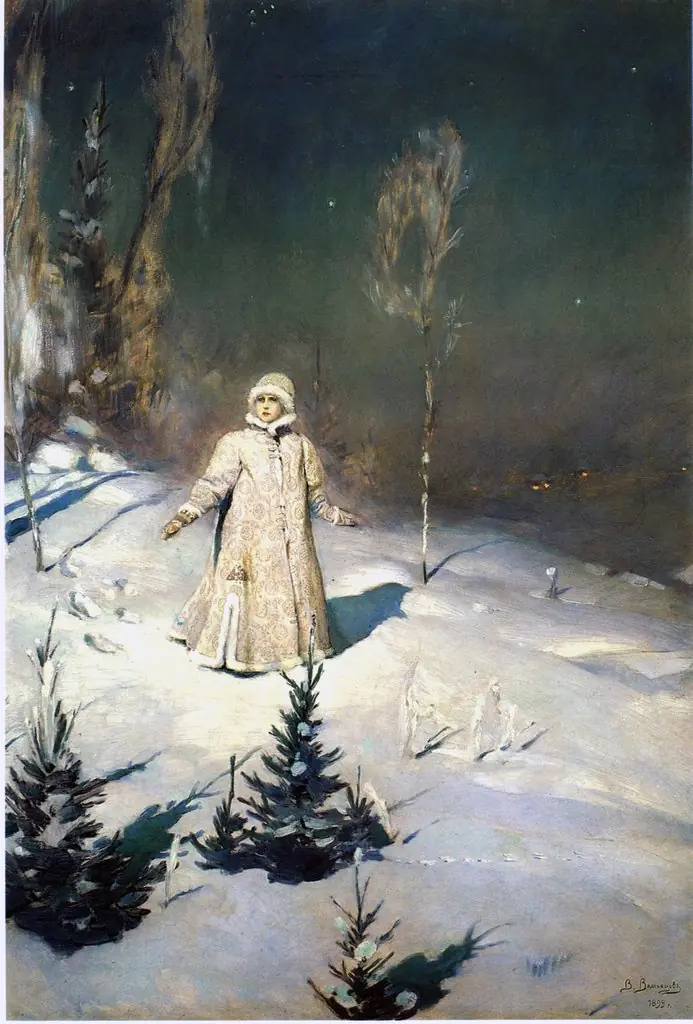 Snow Maiden, by Viktor Vasnetsov, oil, 1900