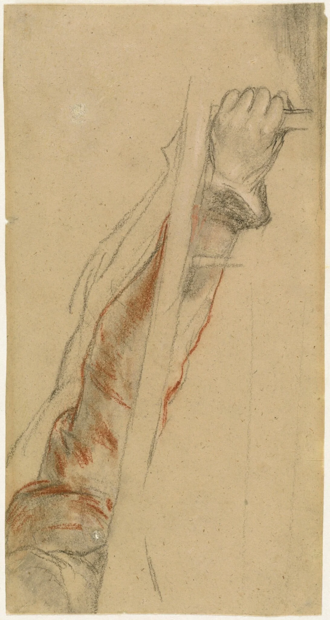An Upraised Arm, detail