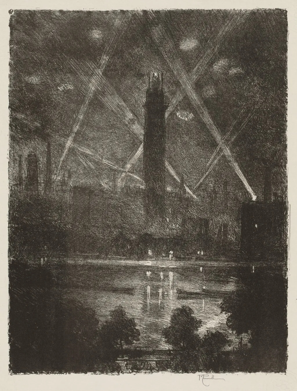 English War Work:  Shot, by Joseph Pennell, 1916