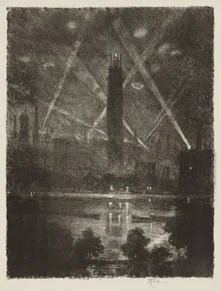 English War Work:  Shot, by Joseph Pennell, 1916