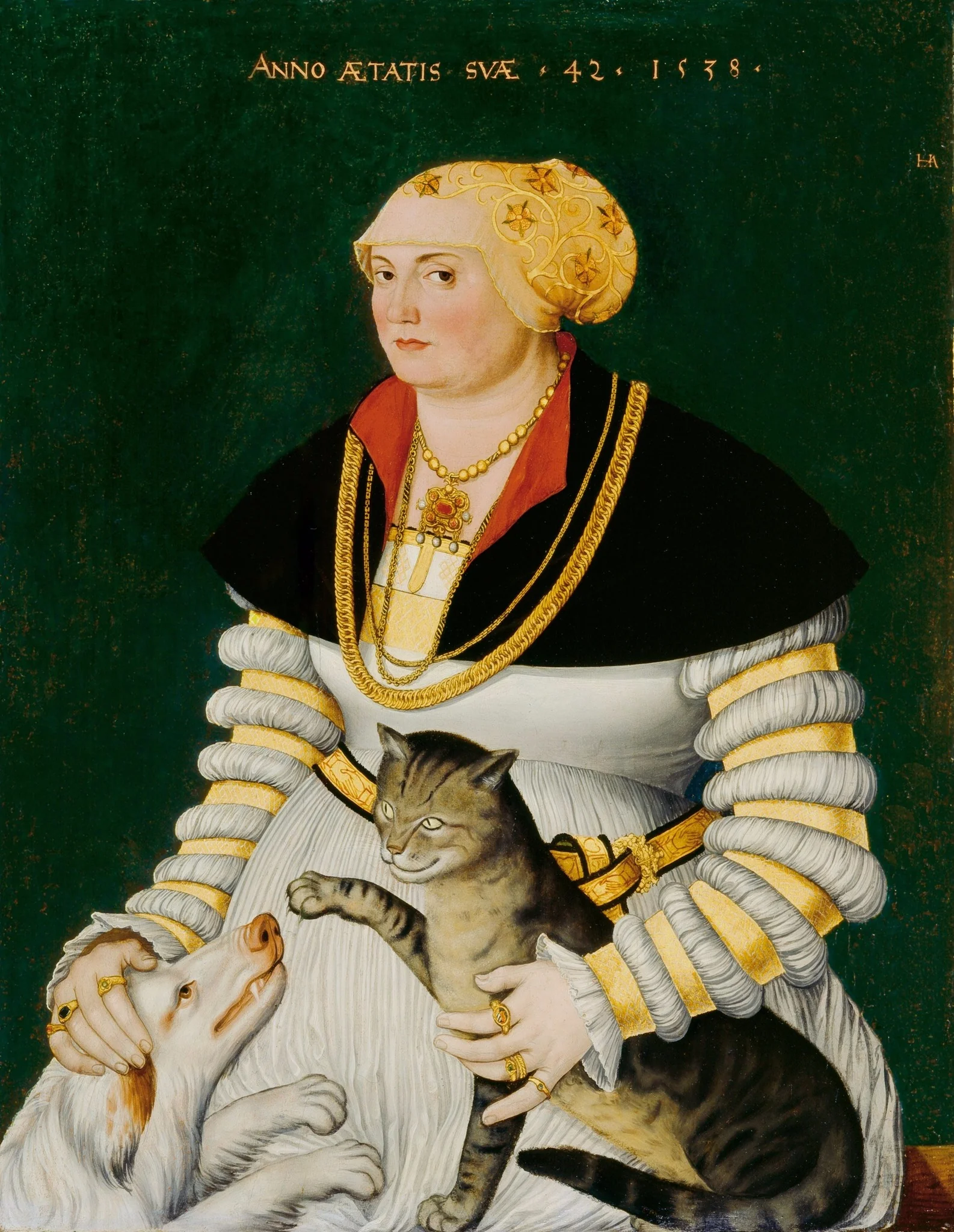 Portrait of Cleophea Krieg von Bellikon, detail