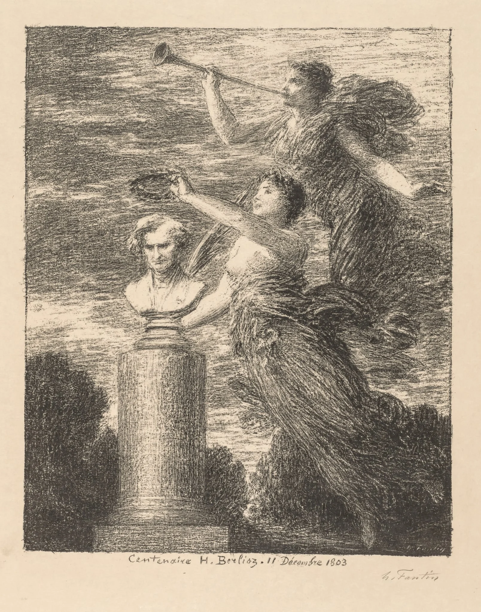 Centenary of Hector Berlioz, detail