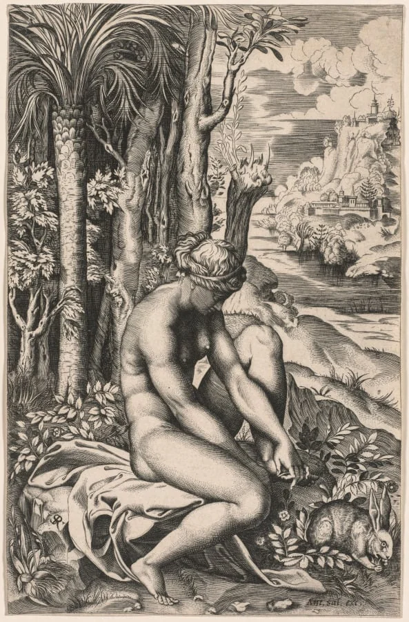 Venus Wounded by a Rose's Thorn, detail