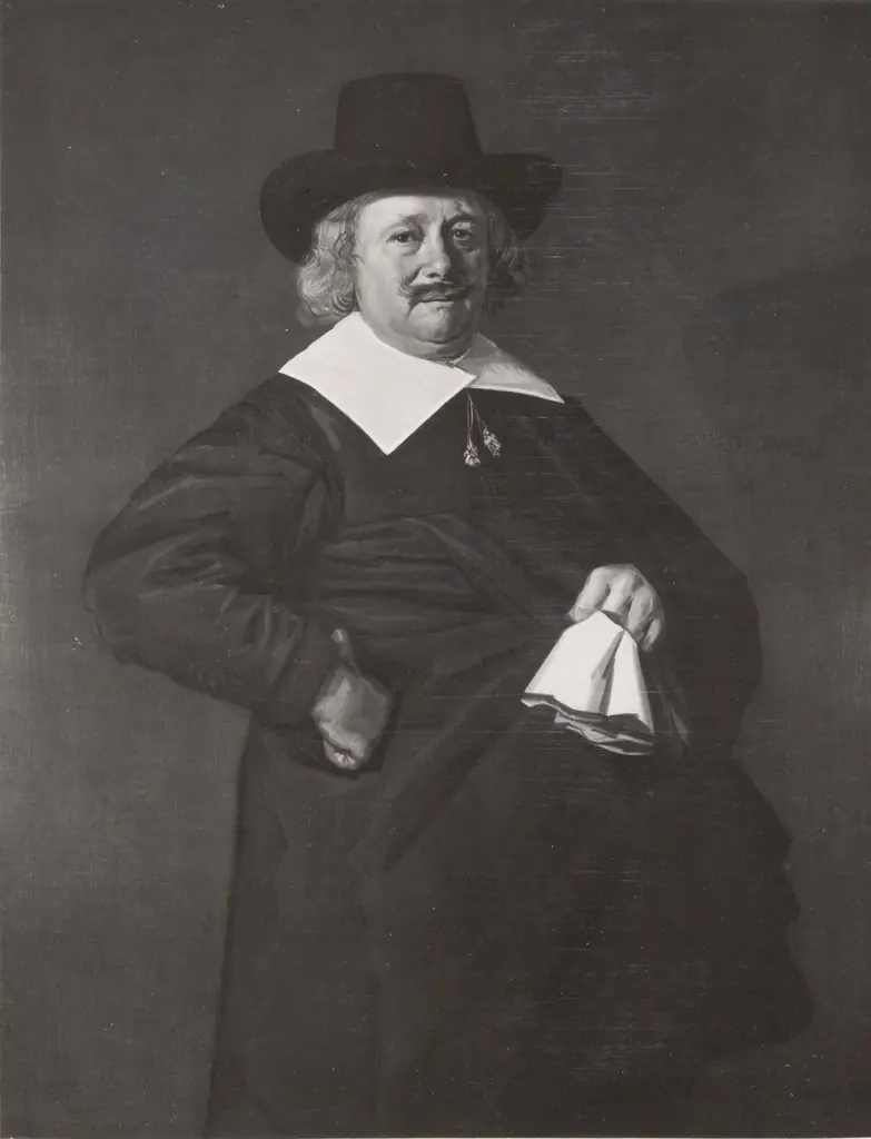 Portrait of a Standing Man with Gloves, by Jan Hals, oil, 1648