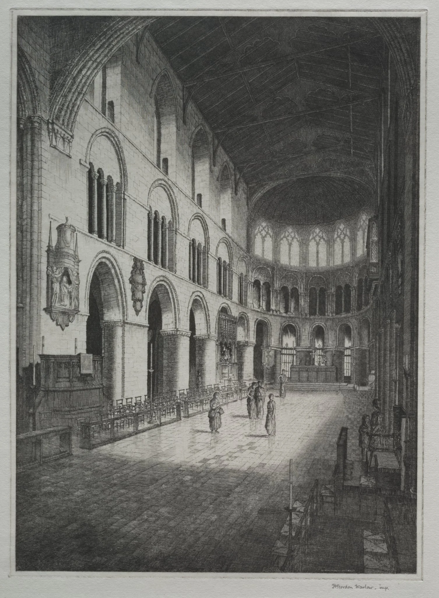 St. Bartholomew's Church, Interior, detail
