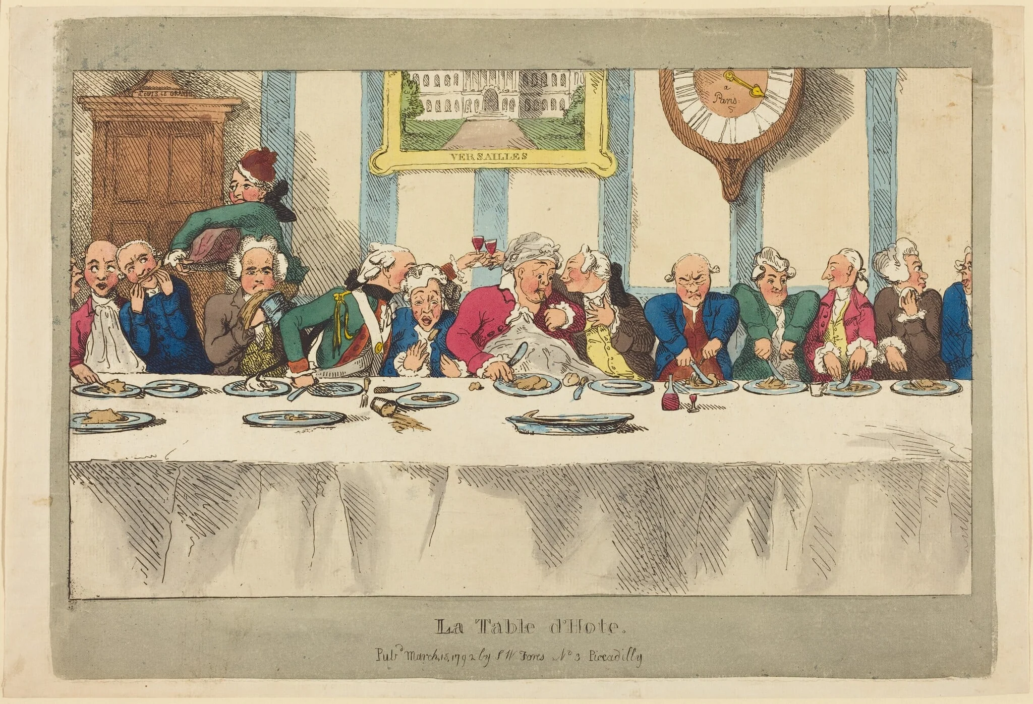 La Table d'Hote, detail