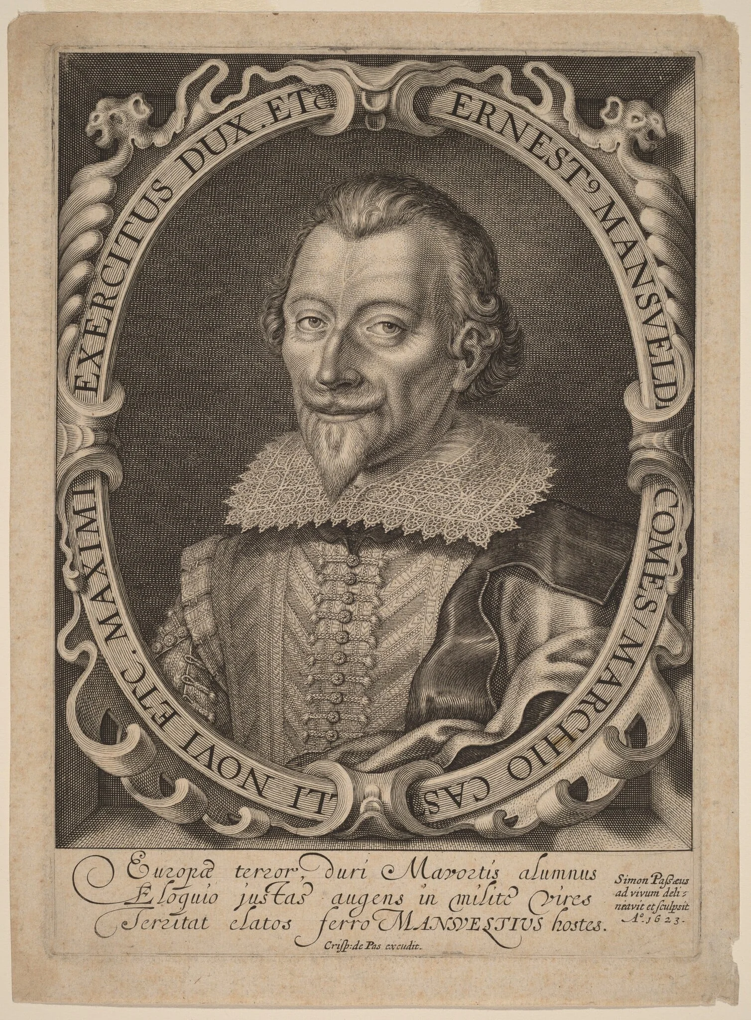 Count Ernest Mansfeld, detail