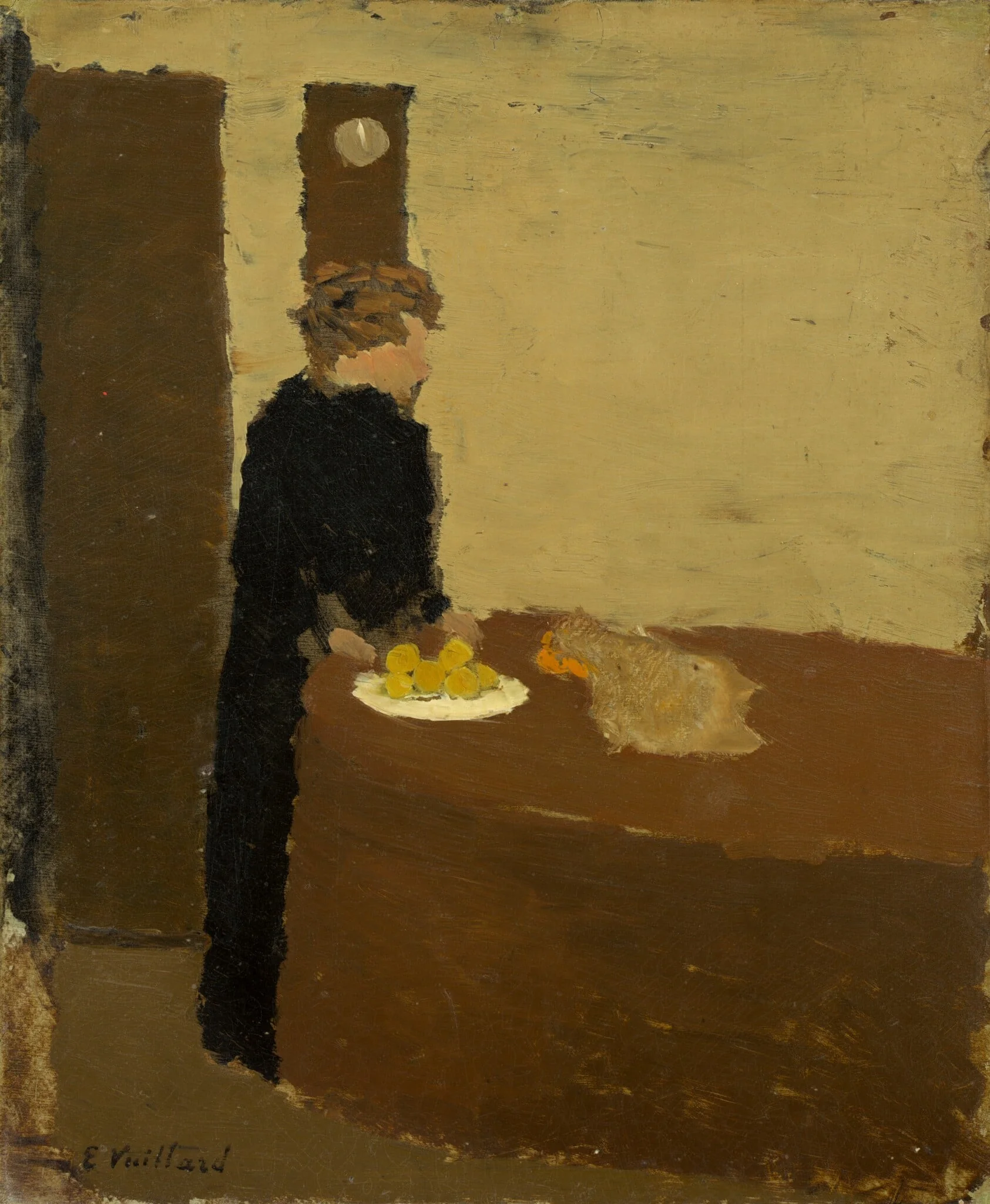 Woman in Black, detail