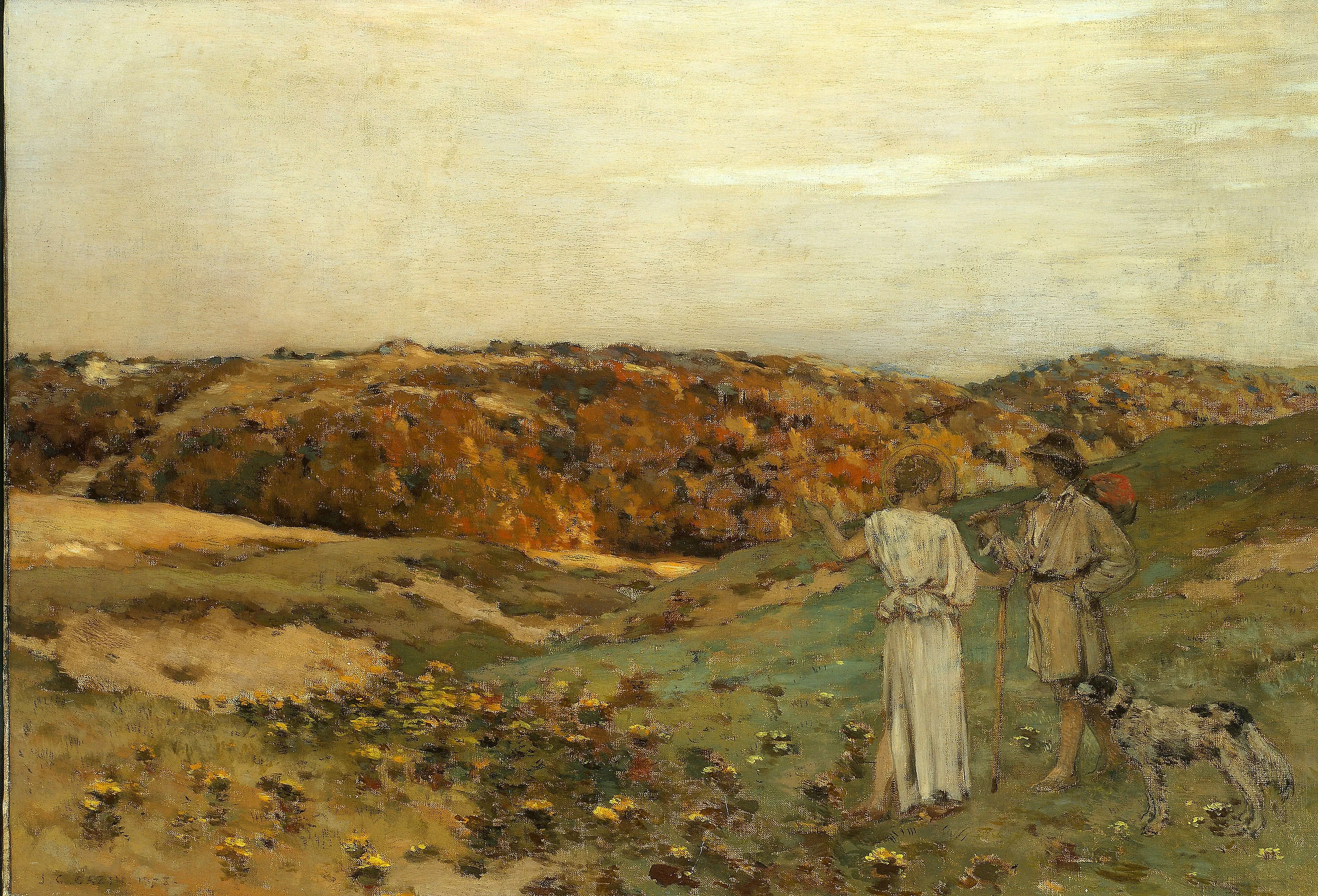 Tobias and the Angel, detail