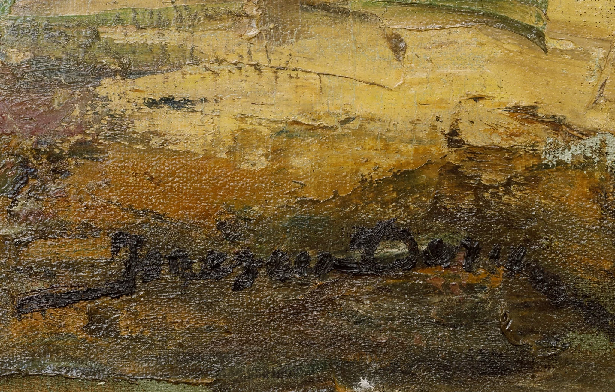 Peisaj, detail