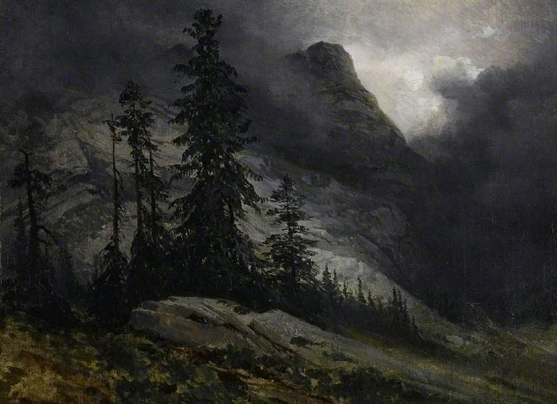 Storm at Handeck, detail