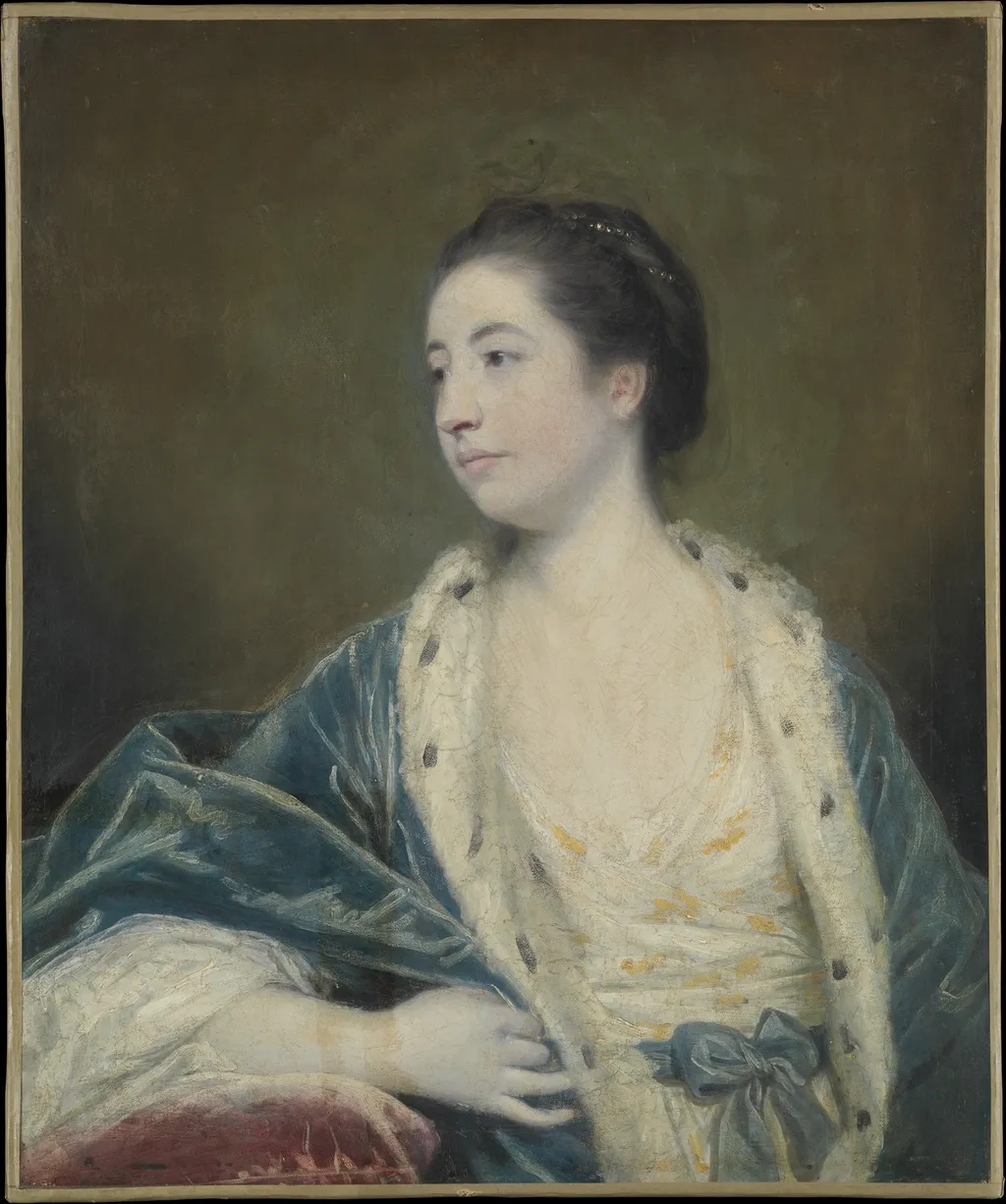 Portrait of a Woman, by Joshua Reynolds, oil, 1767