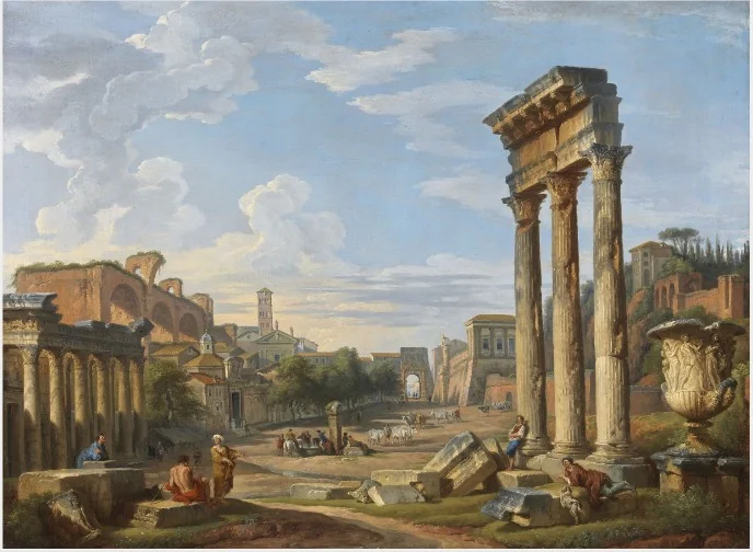 The Roman Forum, detail