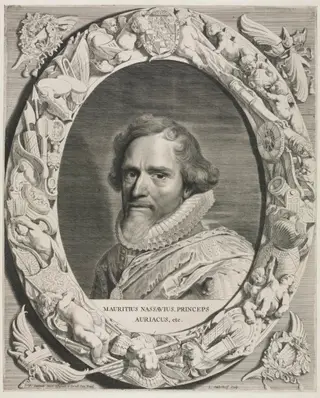 Maurice of Nassau, by Jonas Suyderhoff, 1659