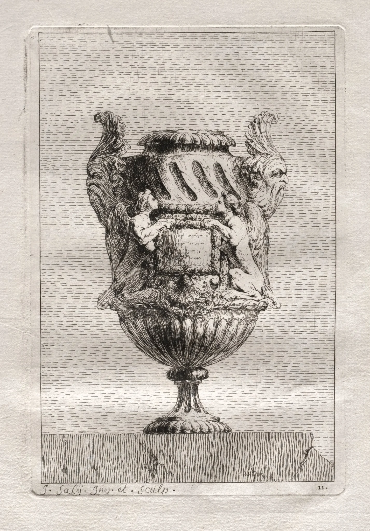 Suite of Vases: Plate 11, detail