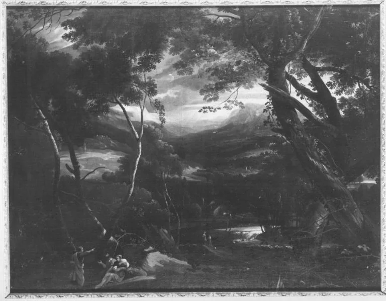 Waldlandschaft, detail