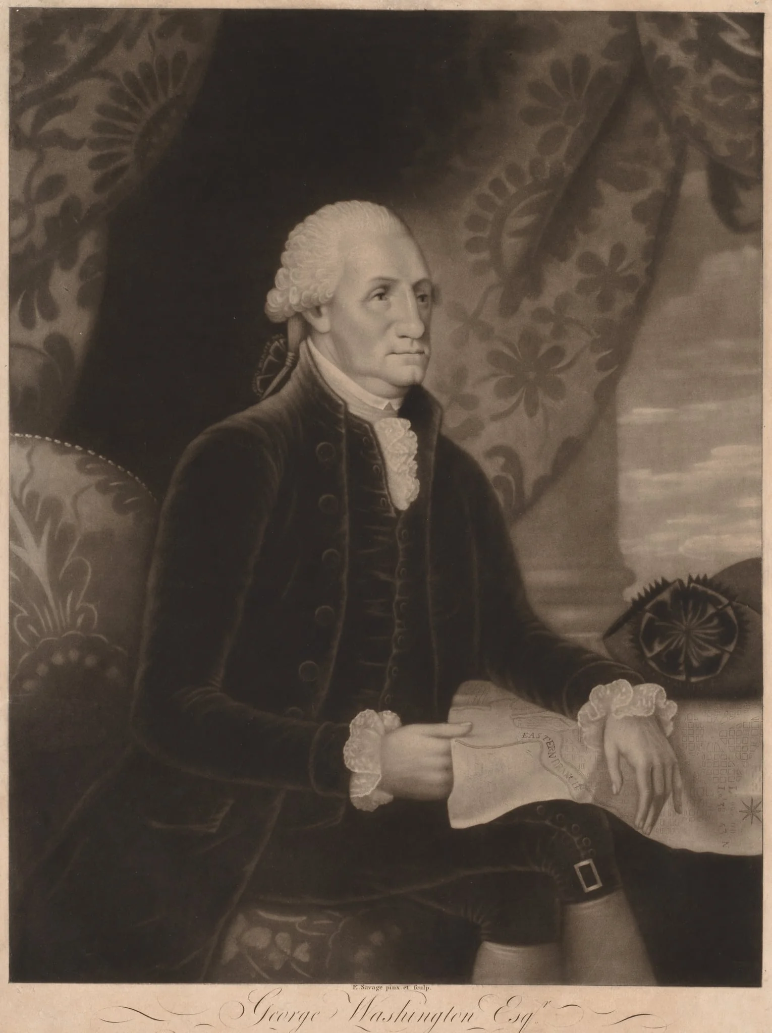 George Washington, detail