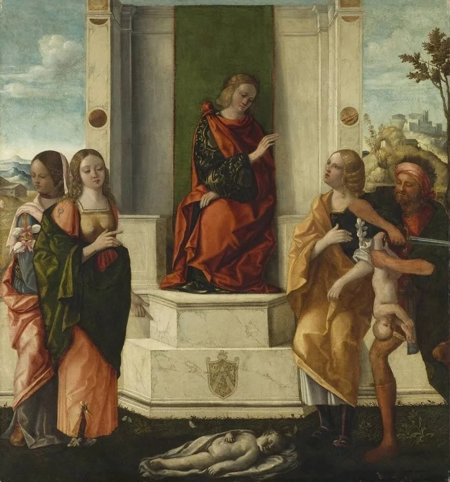 Das Urteil Salomonis, detail