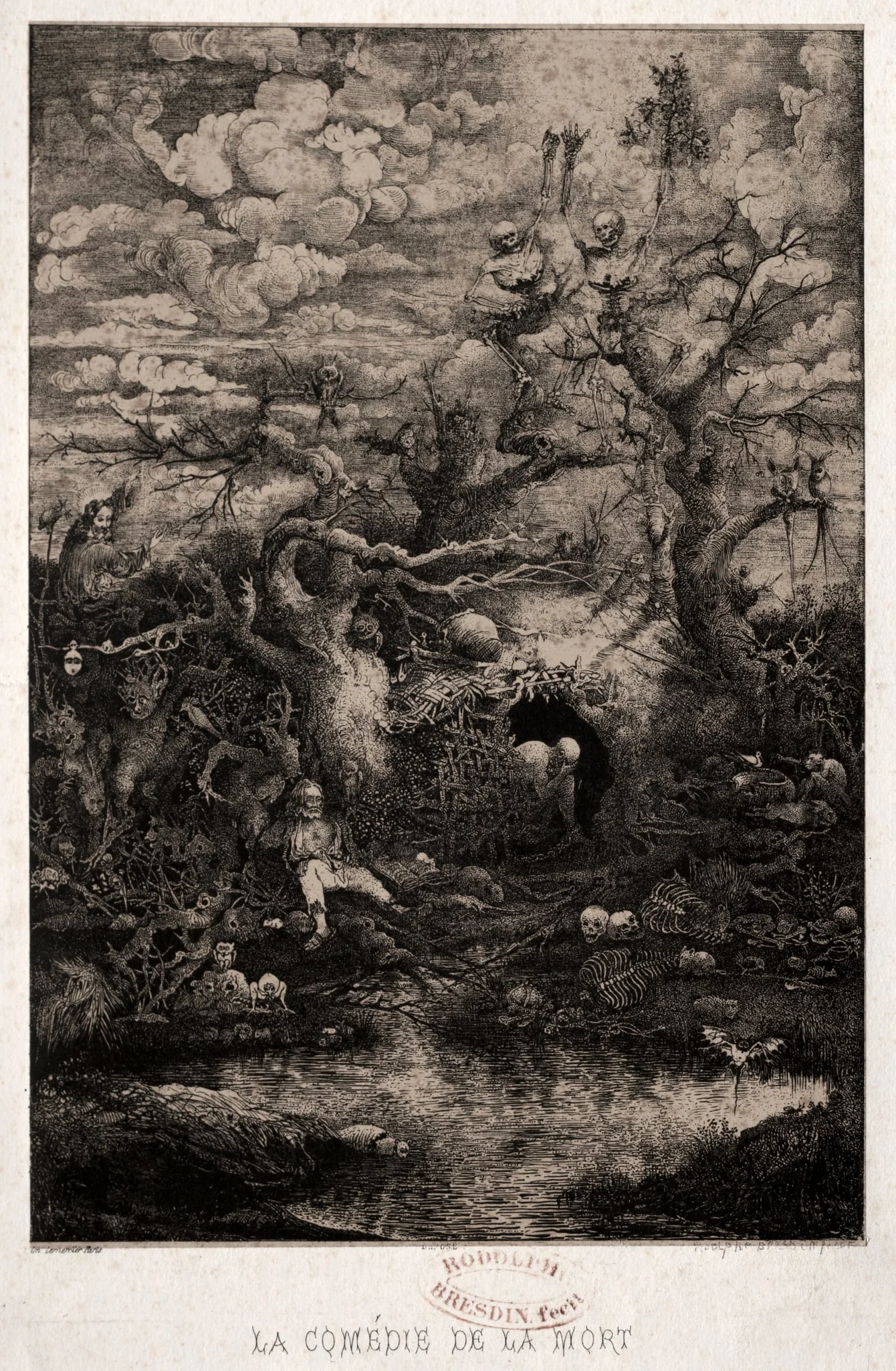 The Comedy of Death, detail
